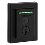 Kwikset Halo Touch Wi-Fi Contemporary Fingerprint Smart Lock, Matte Black